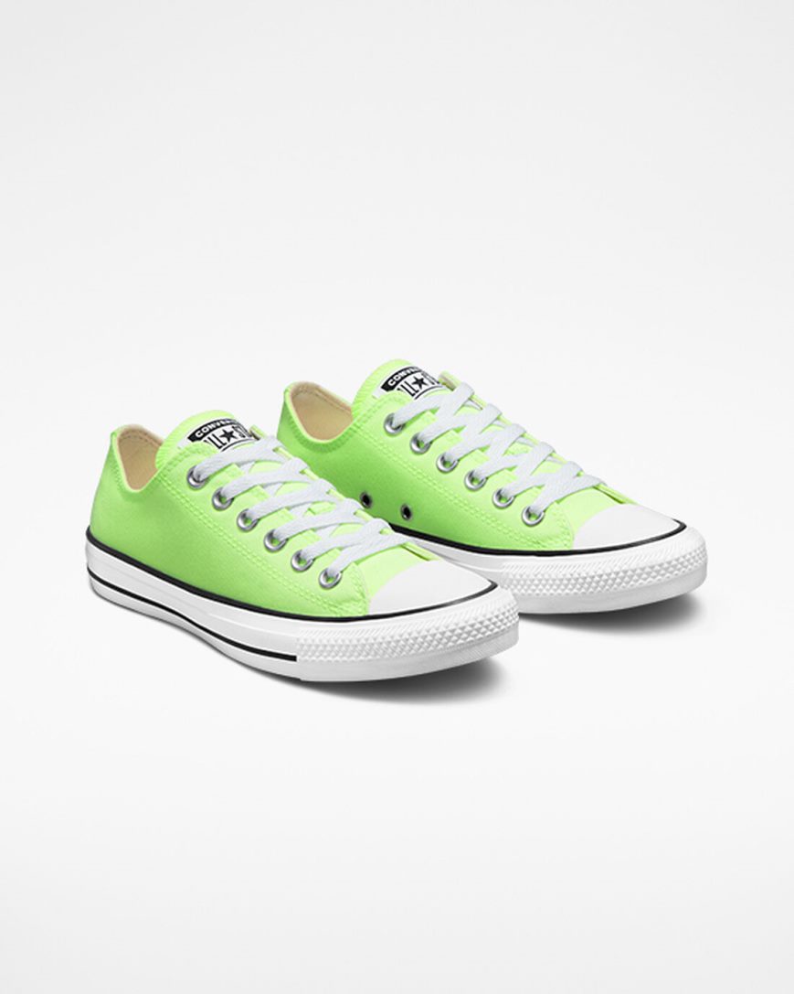 Tenisi Barbati Converse Chuck Taylor All Star Neon Verzi Albi Negrii | RO UGPFW704